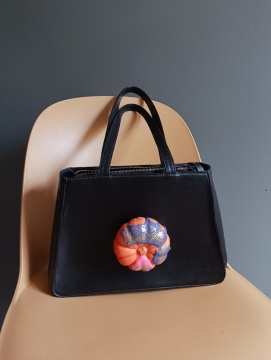 Puppets And Puppets Handbags - Puppets And Puppets Classic Black Top-Handle Tote Bag,